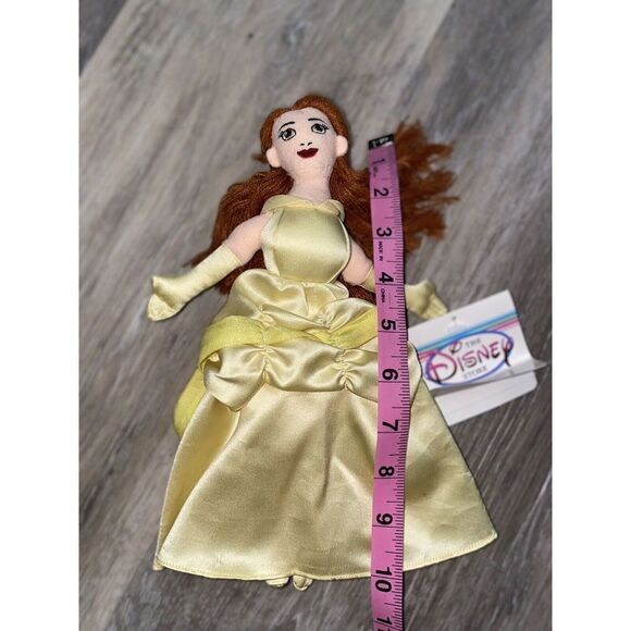 The  Disney Store Beauty & the Beast BELLE Bean Bag Plush New w/ Tag - Picture 4 of 6